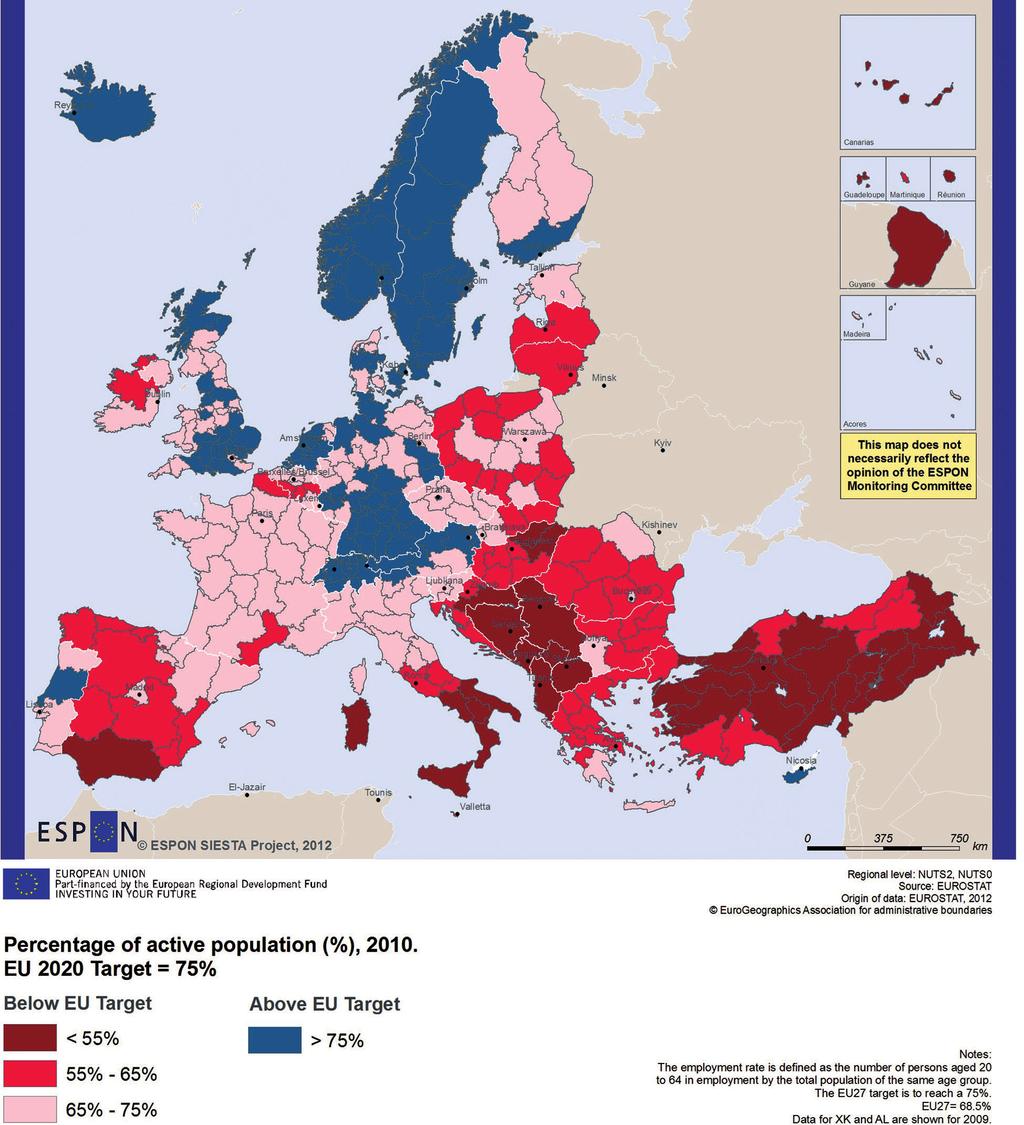 THE INFORMATION SOCIETY IN EUROPE: POLICIES TO STEM THE DIGITAL DIVIDE 35 An analysis of the indicator population, aged 30 34 and with university studies, repeats a similar geographical pattern (see