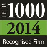 Pacific Legal 500 Recognised Firm 2014 International
