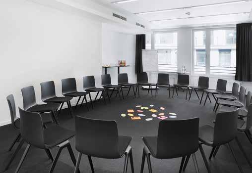 Meet & Move Room: When you want to shake things up with ground-breaking ideas, these spaces are designed for the most advanced