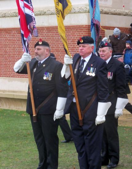 The first ceremony was conducted in the Peronne Road British Cemetery where a short service of remembrance was conducted along with laying of wreaths.