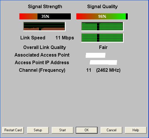 Signal Strength & Quality Link