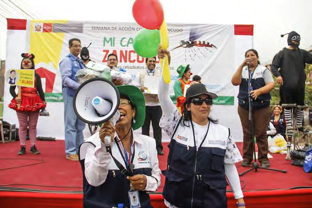 Mobilization activities against Zika in Peru The objective of Mosquito Awareness Week was to create the first campaign in the Americas to promote vector control and fight mosquito-borne diseases,