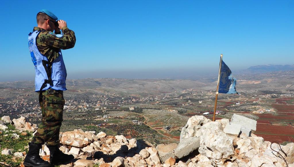 Middle East: Swiss military observer on the Golan