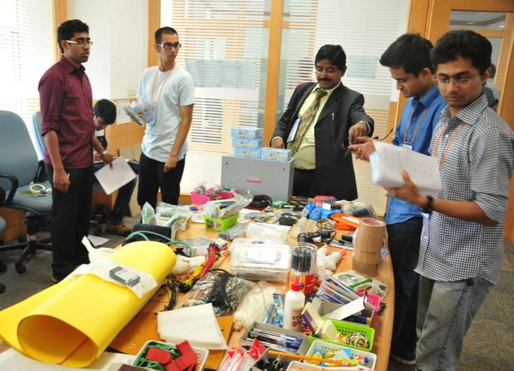 Participants had access to a comprehensive set prototyping materials through an on- site hack- store.
