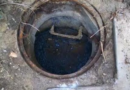 Sewer mains were rehabilitated using cured-in