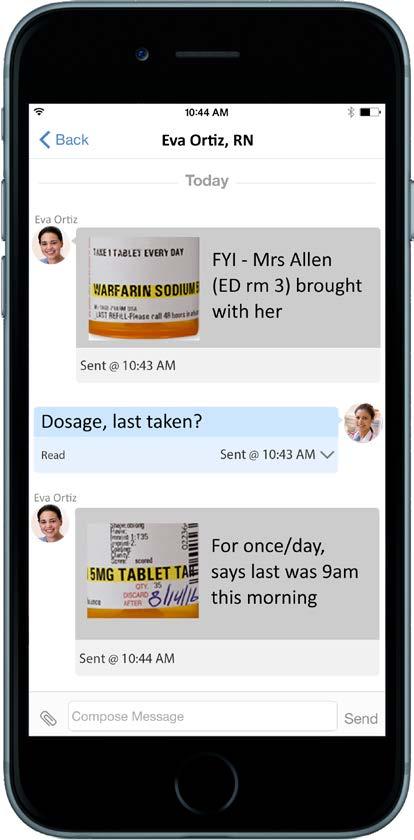 SECURE MESSAGING Spok enables doctors and nurses to improve many of their daily workflows with a secure smartphone messaging app that s far more than just secure messaging.