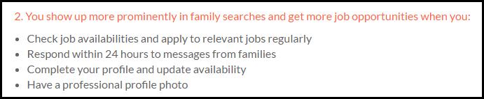 In particular, for CareLinx: The process that potential employers can use to search for caregivers on Care.com is shown below.