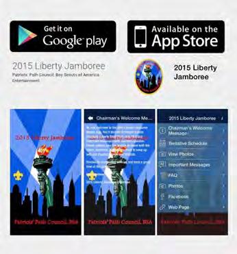 GET THE 2015 LIBERTY JAMBOREE APP! YOUR ONE-STOP INFORMATION SOURCE FOR THIS AWESOME EVENT! Misplaced your Jamboree daily schedule? Forget what time the arena show is?