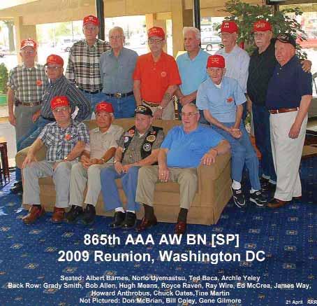 Korean War Veterans Mini-Reunions (continued)... 398th AAA AW Bn. The unit held a reunion recently. Arlie Schemmer 4195 Cappeln-Osage Rd Marthasville, MO 63357 (636) 228-4474 398th AAA AW Bn.