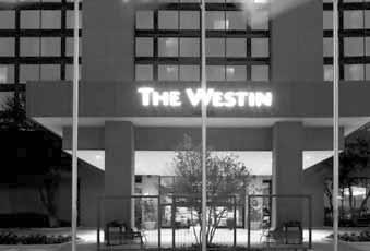 THE WESTIN DALLAS FORT WORTH AIRPORT 4545 W John Carpenter Freeway, Irving, Texas 75063 Ph: 972 929 4500; 1972 929 0733 Email: jbarrow@westind
