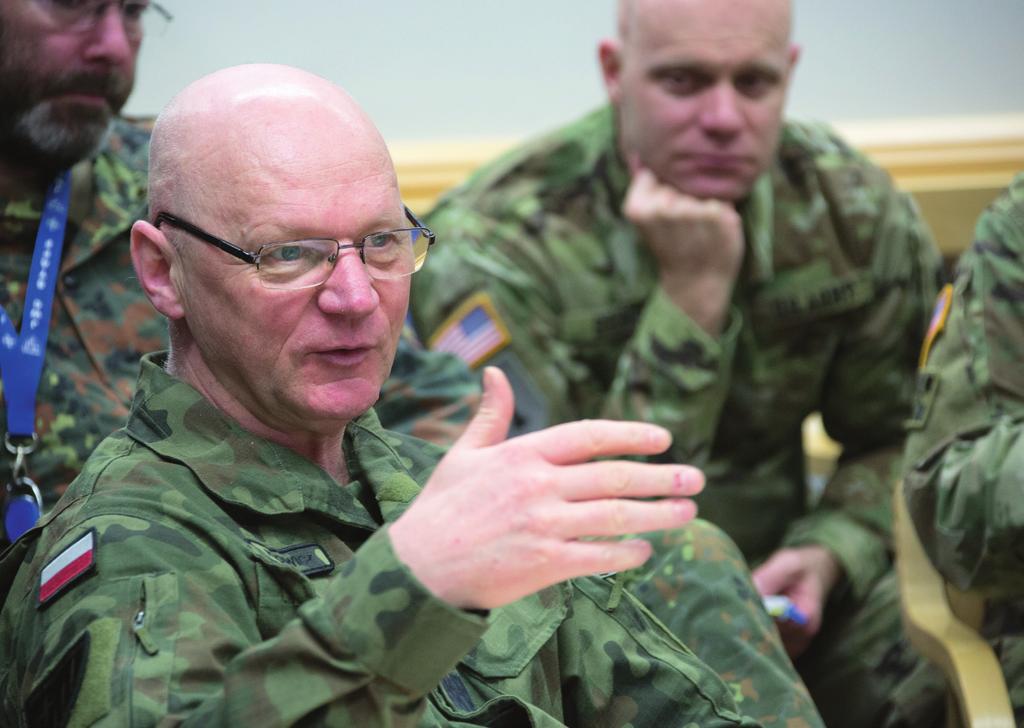 Major General Andrzej Reudowicz, Commander Joint Warfare Centre, and Director of TRIDENT JAGUAR 2017. Photo by Maj.