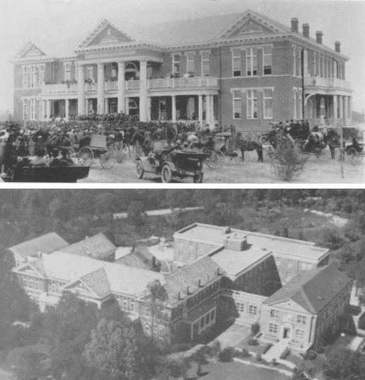 Tuskegee Institute's first hospital, a 25-bed unit, was built in 1900. An ever expanding program of patient care and nurse training led to the construction, in 1912, of the original John A.