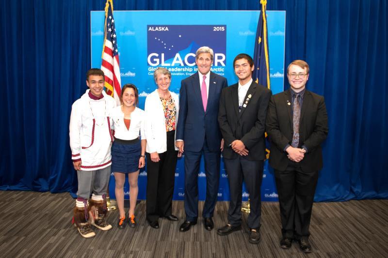 Arctic Youth Ambassadors meeting with Secretary Jewell and