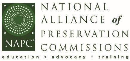 CALL FOR PROPOSALS: Educational Sessions, Panels, and Roundtables NAPC FORUM 2018: A Preservation Caucus July 18-22, 2018 Des Moines, IA Presented by the