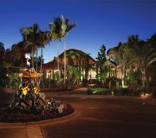 hotel accommodations 1404 Vacation Road San Diego, CA 92109 858-581-5900 Paradise Point Resort and Spa, located in the heart of San Diego amidst lush, tropical gardens, tranquil lagoons, and one mile