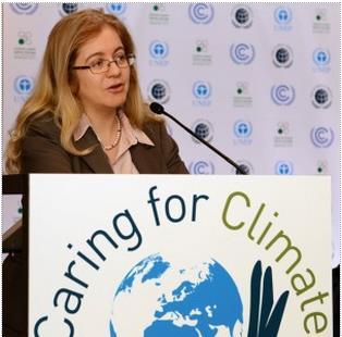 GREEN CLIMATE FUND: BACKGROUND Financial mechanism of the UNFCCC Independent secretariat and 24 member board, equal developed and developing country members Achieving a paradigm shift to low-carbon,