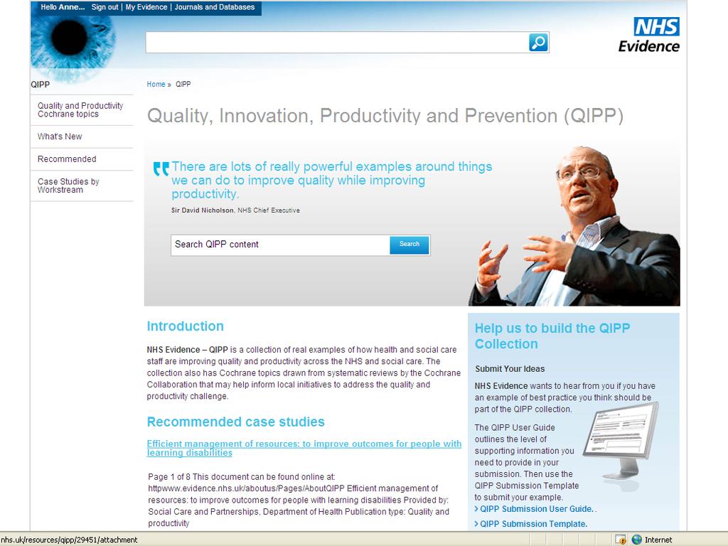 QIPP home page