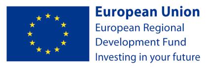 ivery agent, the CAWT logo must also be used. The EU/ERDF logo must receive due prominence i.e. it must be at least