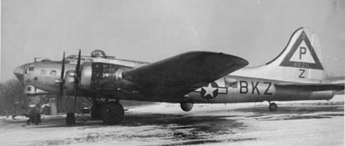 Mission 15 March 10, 1945 Oranienberg, Germany Command Pilot B-17G 44-8211 The aircraft he flew that day was aircraft number 44-8211. It was a model B-17G-55-VE with the marking of BK*Z.