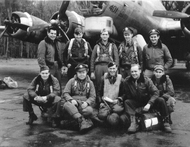 Mission 17 April 14, 1945 Bordeaux, France Command Pilot B-17G 44-8541 The Pilot's Briefing Form shows the crew used aircraft number 44-8541 a B-17G-70-VE with the nickname Buckeye Belle and the