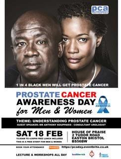 (Prostate Cancer UK) Having an awareness of this information, the prostate cancer awareness event committee, decided to put on an event in Bristol.
