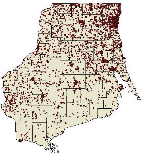 ATTACHMENT Locations of Wisconsin Lead Poisoned Children* 1997 Through 2006 * According to statistics provided by the Division of Public Health, a total of 34,730 Wisconsin