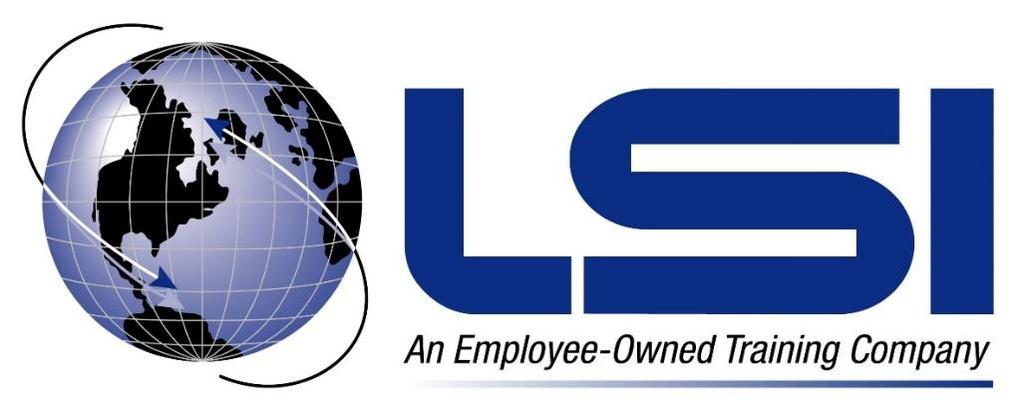 LSI P-3 FMS Training Support Catalog Mr. Ed Turner Vice President of International and Training Services Email: eturner@lsijax.com Mr.