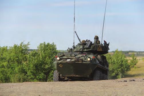 Photo by Cpl K. Langille 12B conducting a withdrawal during Ex STALWART GUARDIAN 16 live ranges.