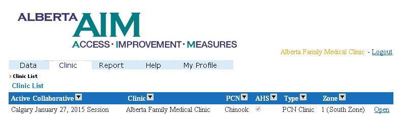 Clinic Provider Information window Enter the first and last name and select a start date when the measurements begin. When entering the provider name you may add Dr.