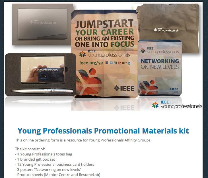 Order a Young Professionals event kit
