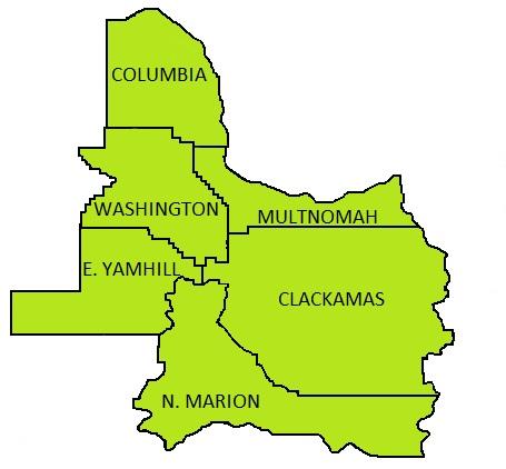OUR SERVICE AREA Additional service areas include: SW Washington (Vancouver, Kelso and Longview).