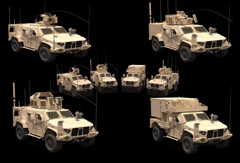 JLTV - Joint Light Tactical Vehicle Intel Received EST 54,999 Vehicles 4 different Variants LRIP continues FRP decision First Quarter