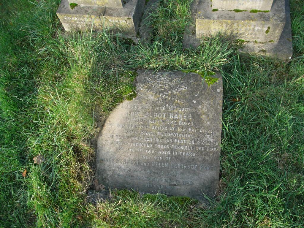 had died Kate Baker received another telegram informing her of Alick s death, at which time she was still residing at Brocks Cottages, Welwyn, Hertfordshire.