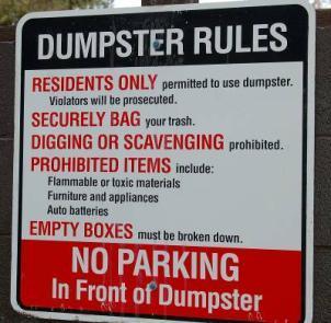 Challenges Scavenging Illegal dumping (tenants, move-outs,