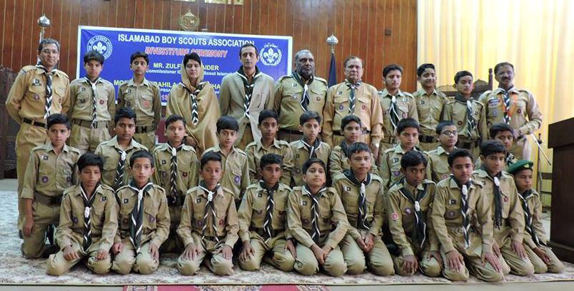 INVESTITURE CEREMONY OF CHIEF SCOUT ISLAMABAD (MR. ZULIFQAR HAIDER, CHIEF COMMISSIONER ICT) Chief Commissioner ICT Mr.