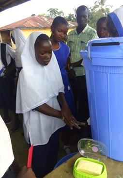 Peace Corps/Sierra Leone 15 used SPA funding to conduct handwashing and hygiene trainings at 11 schools.