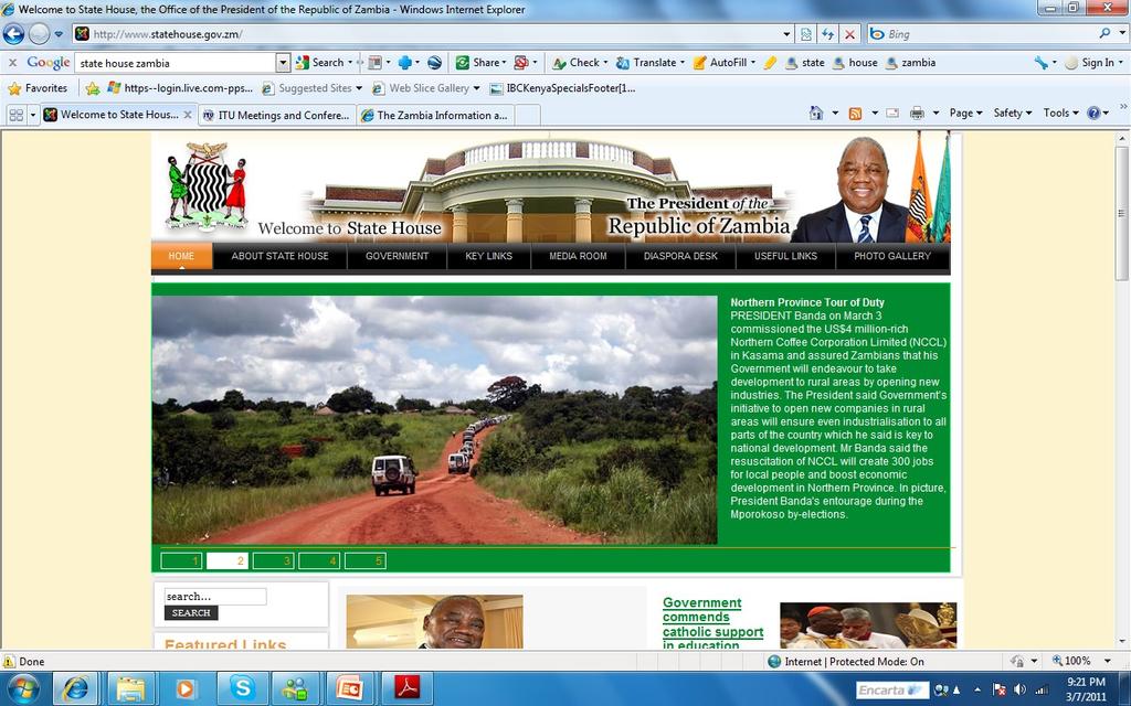 Way Forward e-governance and ICT Content The Government of Zambia is