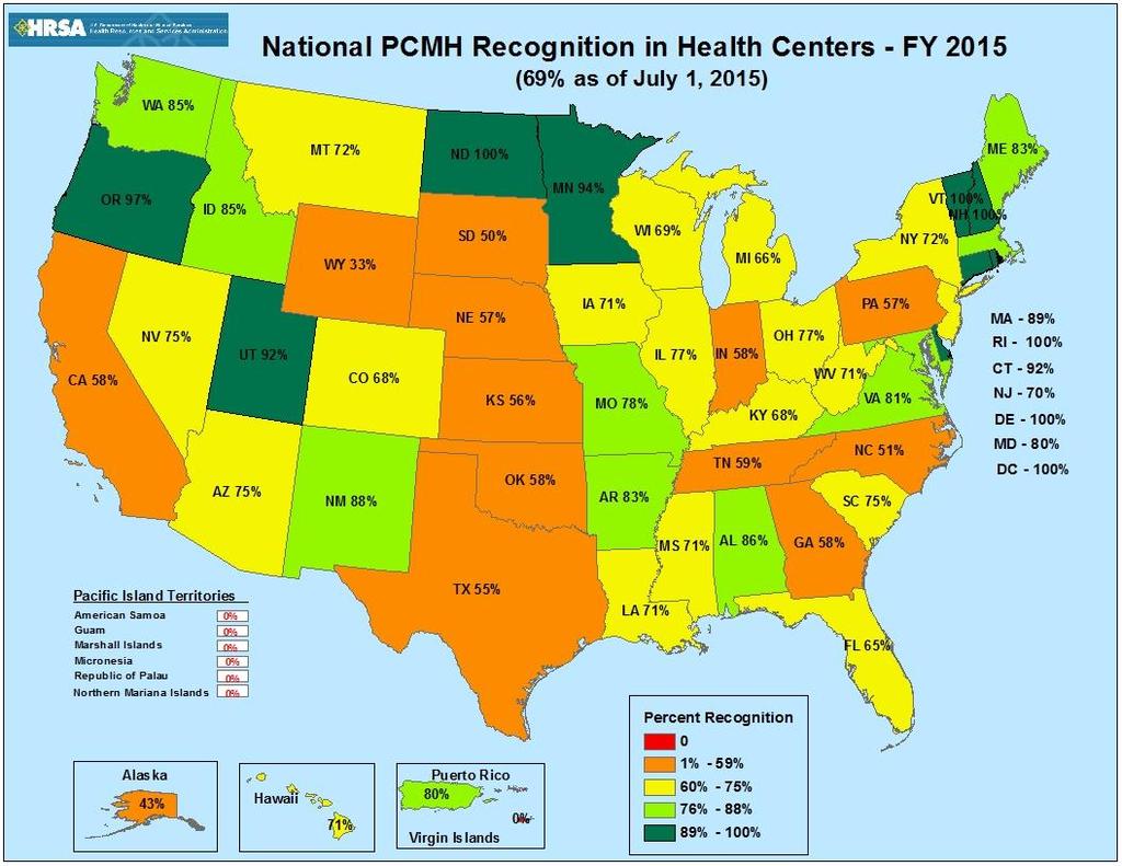 Health Center Program Modernize Care: PCMH Recognition 10 Goal: All health centers are PCMH recognized Next steps on your journey: Optimize/enhance your PCMH Team based care Integration of care