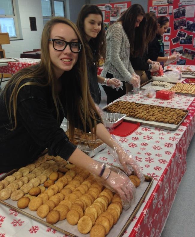Be sure to try these winning class recipes in February! CLUB ACTIVITIES In December, the Interact Club hosted its annual Christmas Cookie Walk to accompany the OCHS Choir Concert.