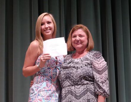 Bailey Ott was one of two recipients from DeLand High for the