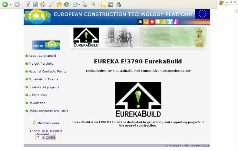 EurekaBuild website www.ectp.org/eurekabuild2.asp 23.11.2006 17 Σ!