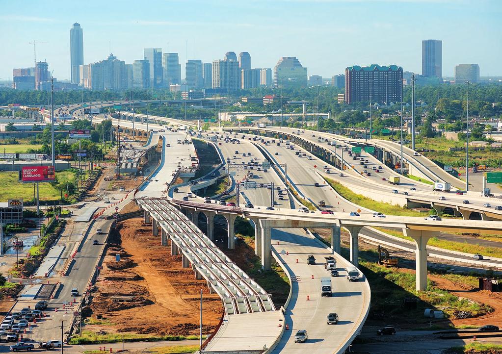 Multi-contract, 38-mile roadway project adapts to face challenges PMC manages 38-mile US 290 Program in Houston The Texas Department of Transportation continues to progress with the massive