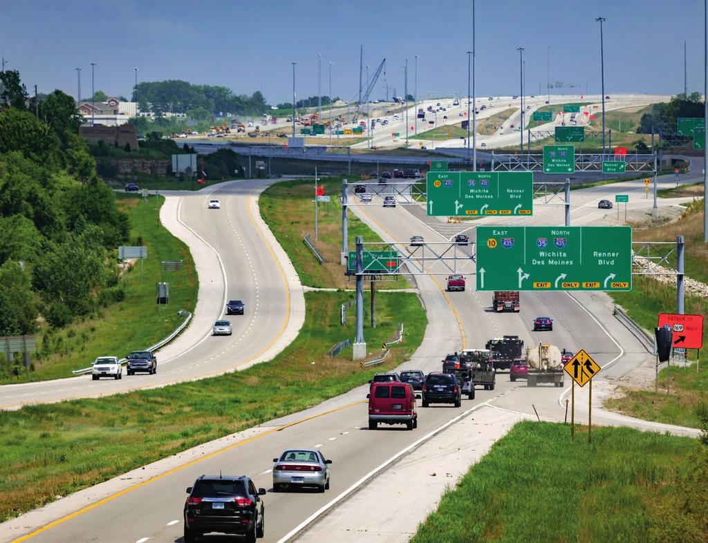 KDOT leverages PMC during first major design-build project in state 32-month project completed on schedule The Kansas Department of Transportation recently opened to traffic a nearly $300 million