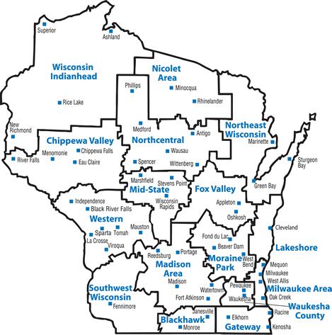 DISTRICT MAP 16 college