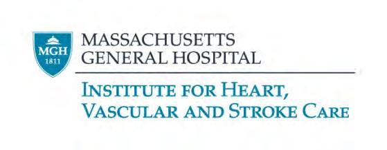 MGH Institute for Heart, Vascular and Stroke Care PFAC 2013-14 Activities and Accomplishments A key focus for 2013-14 has been to increase the visibility and utilization of the Institute for Heart,