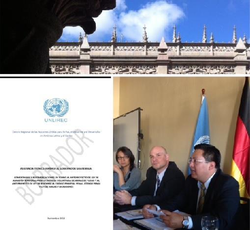 Central American States Government of Guatemala steps up small arms control with legal support from UNLIREC The Government of Guatemala and UNLIREC organized a one-day legal seminar on small arms