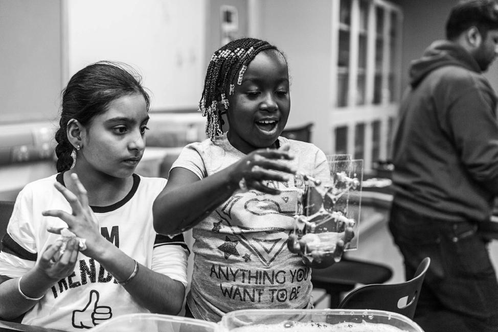 We spark interest in STEM through engaging youth from target communities in summer workshops.