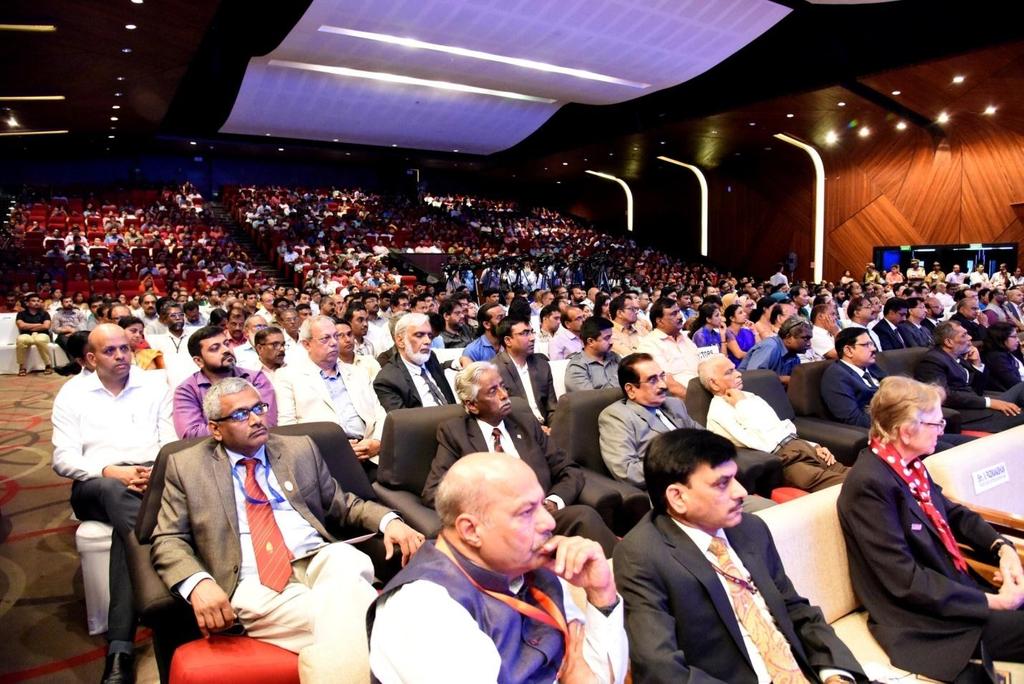 A section of the audience at the inaugural function The inaugural function was followed by the Award Ceremony of AFSIB in which Smt. J. Mercykutty Amma was the Chief Guest and Shri K.V.