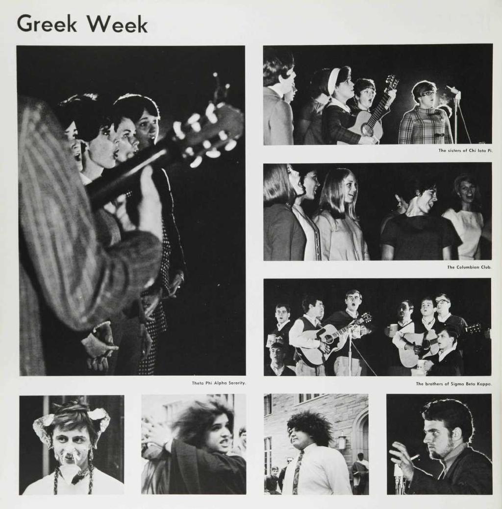 Greek Week The sisters of Chi Iota Pi. WF fl < M A 1 1 V ^ N mj. /^k. ' l< flkfi «y.