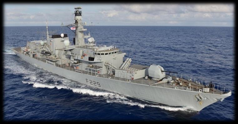 Type 23 Duke Class Frigate [1987] FP: 2 Max Speed 8 EW 5+ Damage Levels 2/3/4 Missile Defence 5+/12 Target 5+ UEW 3+ Damage Control 5+ Air Defence 5+/12 Harpoon SSM 70 +1 6 8/8 Destroyers Type 23